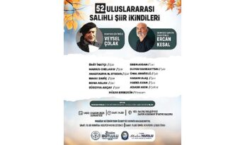 T.C. Salihli Belediyesi, 52. Şiir İkindileri’ni Düzenliyor