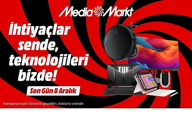 “İhtiyaçlar Sizde Teknolojileri MediaMarkt’ta” Kampanyası ile teknoloji alışverişinin tam zamanı!