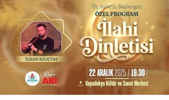 Nevşehir Belediyesi’nden Üç Aylar İçin Özel Program