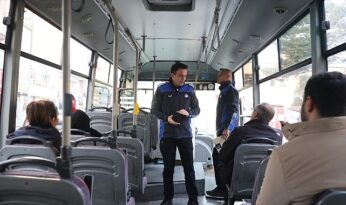 Nevşehir’de Halk Otobüslerine Yönelik Denetimler Sürüyor