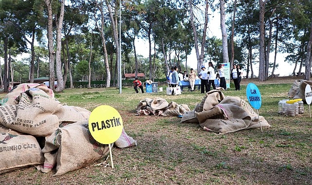 Orman ekosisteminde atıkların tehlikesi uygulamalı gösterildi
