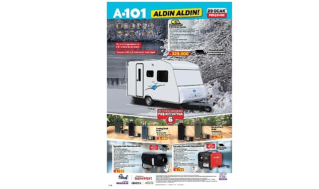 29 Ocak’ta Karavan A101’de!