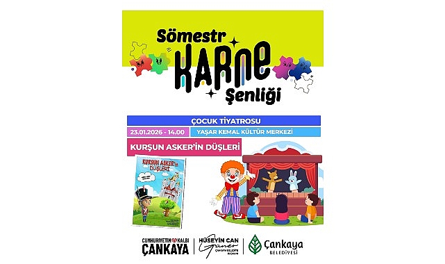 Çankaya’dan Çocuklara “Sömestr Karne Şenliği”