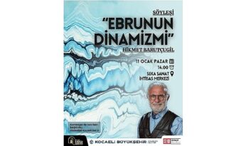 Ebru sanatının ustası sanatseverlerle buluşacak