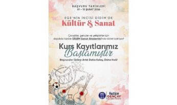 Ege’nin İncisi Didim’de Kültür ve Sanat Kursları Başlıyor