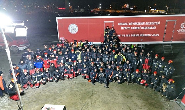Kocaeli İtfaiyesi, 2025’te 13.562 vakaya müdahale etti