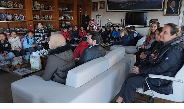 Öğrencilerden Özdemir ve Kültür Evi’ne ziyaret