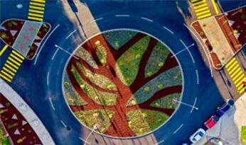 Kavşaklar sanat eserine dönüşüyor