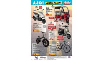 Şehir İçi Mobilite Seçenekleri 12 Şubat’ta A101’de