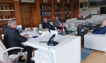 Tıraş’tan Başkan Topaloğlu’na ziyaret